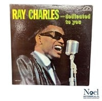 VTG Ray Charles Vinyl 'Dedicated to You'