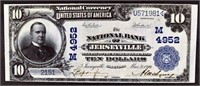 1902 $10 Nation Currency Jerseyville