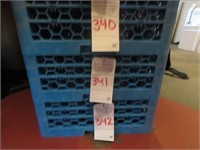 LOT, (25) WATER GOBLETS W/THIS RACK
