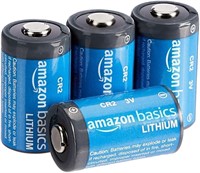 Amazon Basics CR2 3V Batteries, 4pk