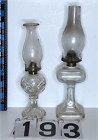 2 Oil Lamps old