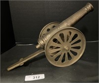 Brass Mini Cannon Replica.