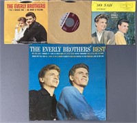 Everly Brothers Vinyl LP Album & 45 Singles