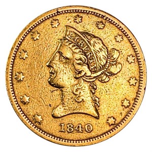 1840 $10 Gold Eagle