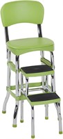 Cosco Green Retro Counter Chair / Step Stool