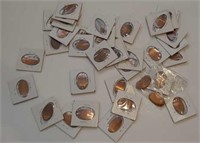 Lot of various pressed pennies.