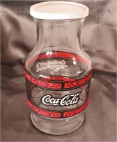 Vintage Coca Cola Decanter Godfathers Pizza