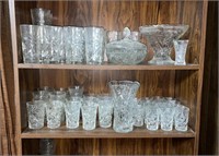 Star of David Glassware Glasses,Candy Dish,Vases
