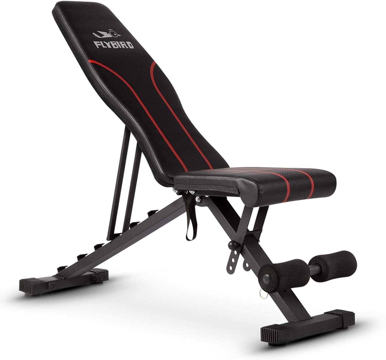 FLYBIRD Adjustable Bench  Foldable Incline Bench
