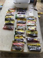 20 packages fishing worms / baits