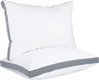 Utopia Queen Bed Pillows (Grey)  Set of 2
