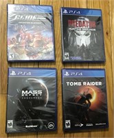 Sealed 4 PlayStation 4 Games