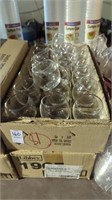Lot of 4-3/4 oz glass bubble votive cups