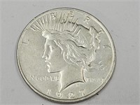 1927 Silver Peice Dollar Coin