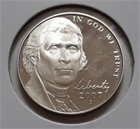 PROOF JEFFERSON NICKEL-2007-S