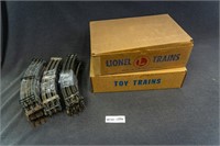 10 - 027 curve track, 2 pair O gauge turnouts…