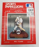 1990 Sealed Will Clark Limited Edition Mini Figu