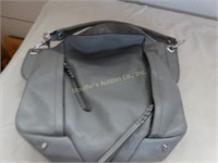 New w/tag OrYany gray leather purse
