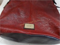Tignanello red leather purse