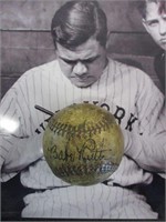 Babe Ruth Signed Official Game Used Baseball