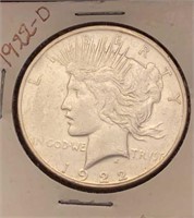 1922-D Peace Silver Dollar