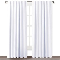 NICETOWN Dining Room Window Curtains - (White