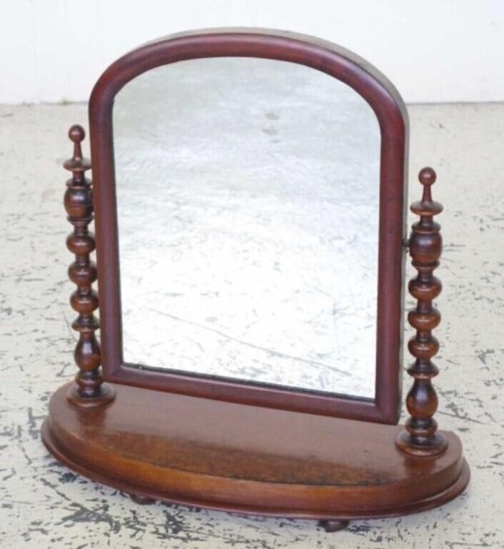 Antique toilet mirror