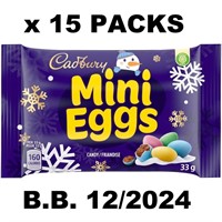 15 x 33g CADBURY MINI EGGS - B.B. 12/2024