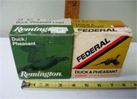 1 Box Remington 12 Ga 2 3/4  25 & 1 Box 23 Federal