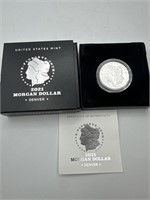 2021 Morgan Dollar with COA