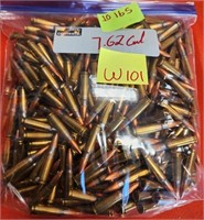 W - LOT OF 7.62 CAL AMMUNITION (W101)