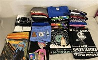 50 Various Printed T-Shirts Size Large