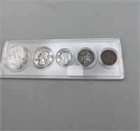 1944 Year Set including Silver Coins