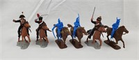 Lancers Of The British Cavalry Horseback Figures
