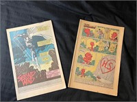 2 Unknow Comics  Missing Covers