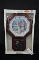 New Laurel Jesus Christ Wall Clock