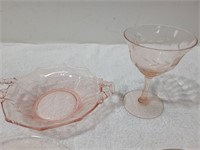 (4) Vintage Pieces of Depression Glass