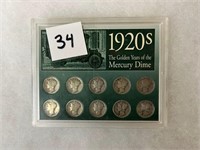 1920's Golden Years of the Mercury Dimes