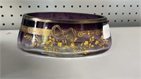 Moser Decorated Glass Bowl