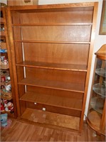 Wood Bookshelf w/ Adjustable Shelves