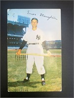 N.Y. Yankees Enos Slaughter Signed Photo Post Card