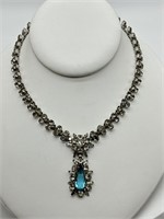 1930's European Rare Rhinestone Estate Necklace