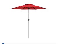 $49  Styl Sel 7.5-ft Steel Red Tilt Patio Umbrella