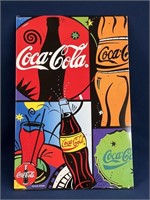 1995 Coca Cola Vintage Retro Sign Artwork 10”x15