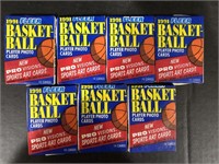 LOT OF (7) 1991 FLEER NBA BASKETBALL CARDS UNOPENE