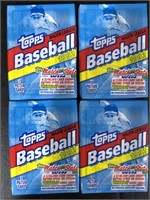 LOT OF (4) 1992 TOPPS MLB BASEBALL CARDS UNOPENED