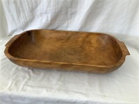 Wood Dough Trough, 20 1/2”L,3 1/2”T, 11 1/4”D