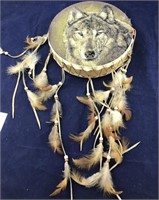 Native American Wolf Drum