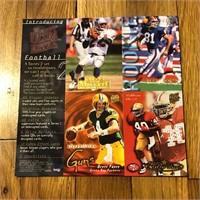 1995 Fleer Ultra Uncut Promo NFL Trading Cards