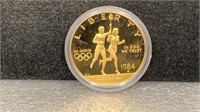 Gold: 1984-W $10 Gold Proof Olympic US